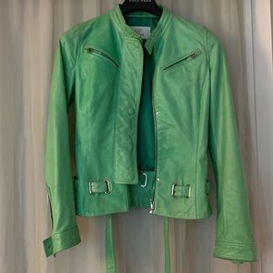 Gianfranco ferre leather jacket.